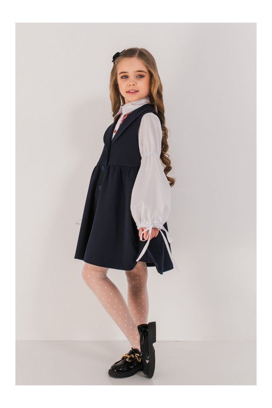 Sarafan scoala uniforma Ashley